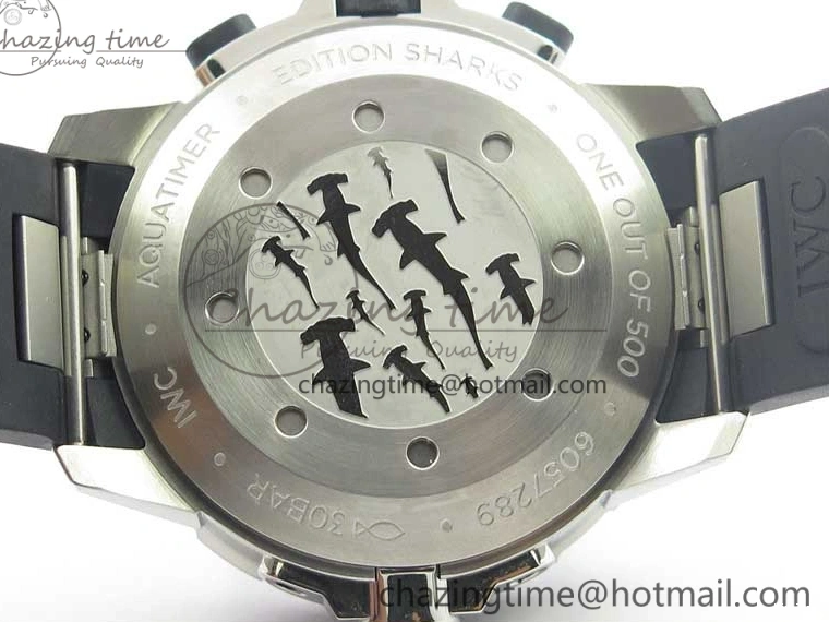 MIROTIME 0110 Aquatimer Chrono IW376803 V6F 1:1 Best Edition Gray Dial on Rubber Strap A FlexibleFit 7153